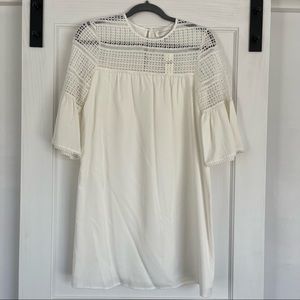 NWT Anthropologie white shift dress